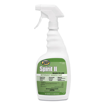 Zep® Spirit Ii Ready-to-use Disinfectant, Citrus Scent, 32 Oz Spray Bottle, 12-carton freeshipping - TVN Wholesale